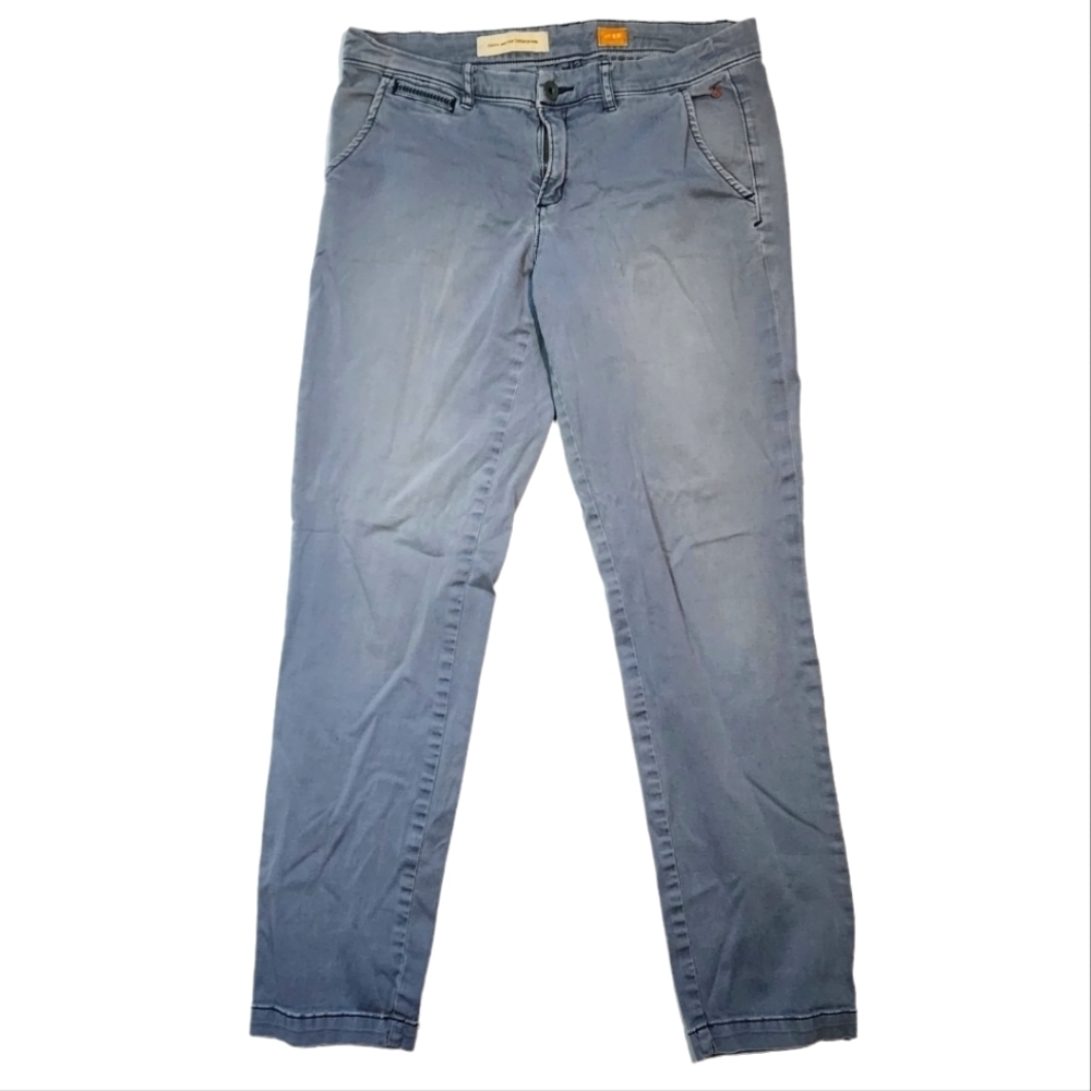 Pilcro & The Letterpress Hyphen Midrise Pants Size 28 Light Blue